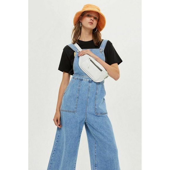 topshop jean jumpsuit